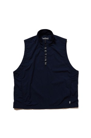 Warm Up Pullover Vest - NAVY (26S-013B) | セレクトショップ 