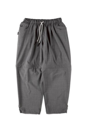 DETACHABLE S WOOL PANTS - Charcoal (SFCSS26P02)