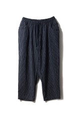 STRIPE SUPER WIDE PANTS - Navy (SFCSS26P03ST)