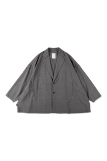 TAILORED SHIRT JACKET  - Charcoal (SFCSS26S01)
