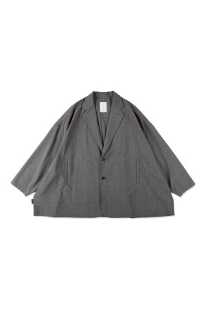 TAILORED SHIRT JACKET  - Charcoal (SFCSS26S01)