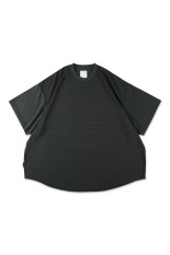 SUPER BIG SIDE STRIPE TECH SS TEE - Charcoal (SFCSS26CS06)