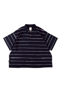 SIDE STRIPE BIG POLO - Navy (SFCSS26CS17)