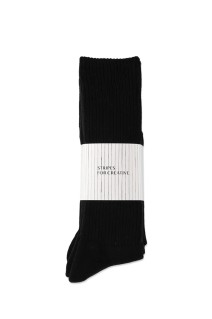 3P LOOSE SOCKS - BLACK (SFCSS26AC05)