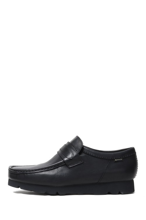 CLARKS WallaLoafer GTX レザー UK7 WallaLoaferGTX / ワラローファーゴアテックス （ブラックレザー