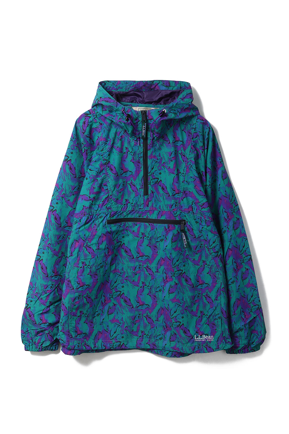 LLbean school fish　アノラック　希少柄 Milo Anorak Print - School of Fish (6175-3040) | セレクトショップ
