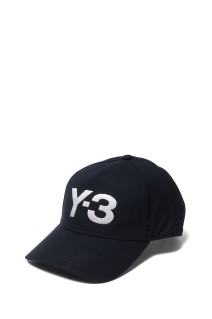 Y-3 LOGO CAP - BLACK/TALC (Y3-S26-0000-297)