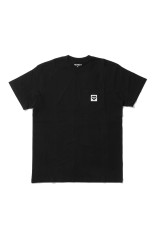 S/S POCKET HEART T-SHIRT - Black / Black (I032128)