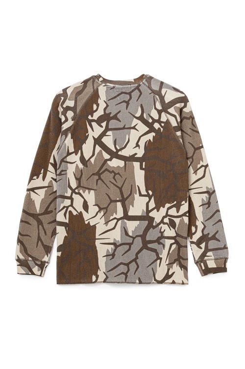 トップス BoTT Raglan Camo Thermal Raglan Camo Thermal - Brown | セレクトショップ｜DeepInsideinc.com