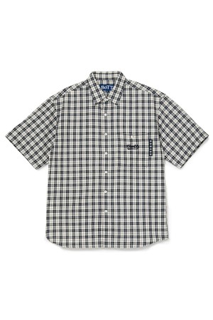 Plaid S/S Shirt - Black
