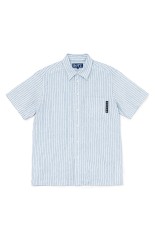 Striped S/S Shirt - Light Blue