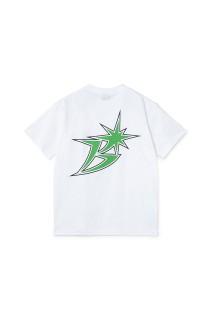 B Logo Tee - White