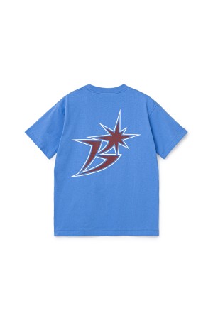 B Logo Tee - Cobalt