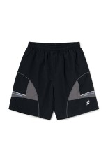 Paneled Track Short - Black