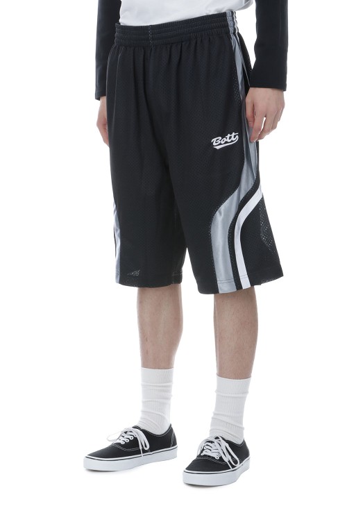 Piped Mesh Short - Black | セレクトショップ｜DeepInsideinc.com Store