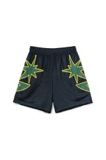 Big B Logo Mesh Short - Black