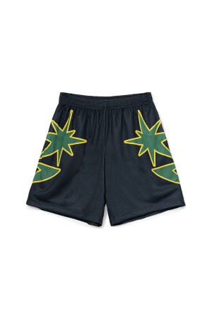 Big B Logo Mesh Short - Black