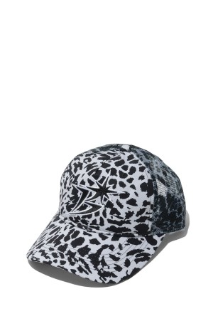 B Logo Mesh-Back 5-Panel Cap - Animal
