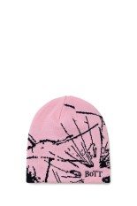 Shattered Skull Cap Beanie - Pink