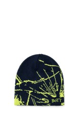 Shattered Skull Cap Beanie - Navy