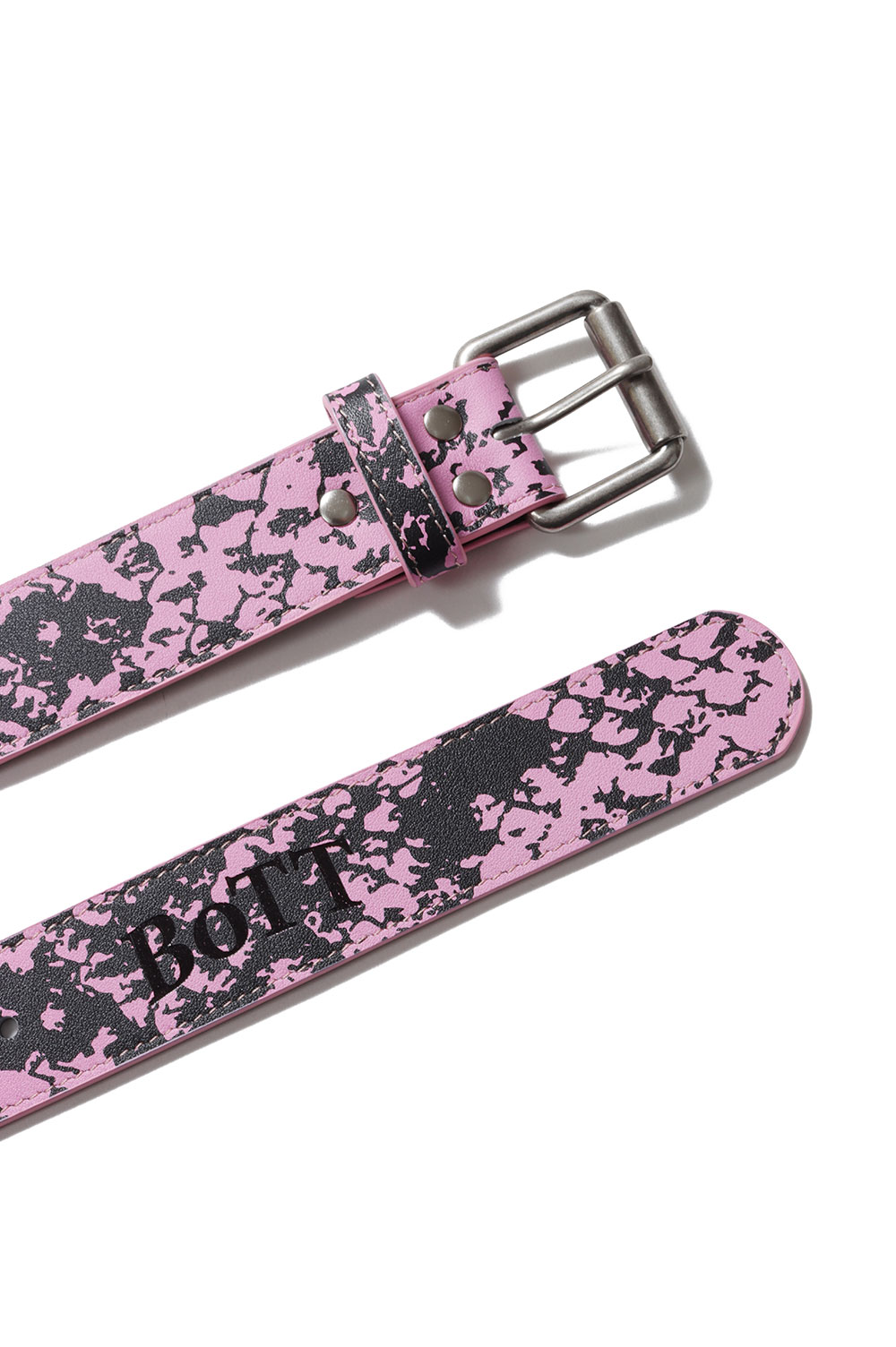 小物 BOTT python printed leather belt pink Python Printed Leather Belt - Pink | セレクトショップ