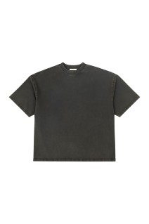 HEAVY BOXY TEE / WASHED BLACK (ESSS26TT01012)