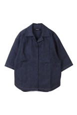 M5 Cuban Shirt - Raw Indigo (T250203)