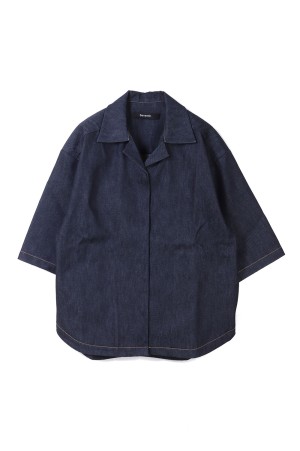 M5 Cuban Shirt - Raw Indigo (T250203)