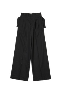 Wide Slacks - Black (CP-26059A)