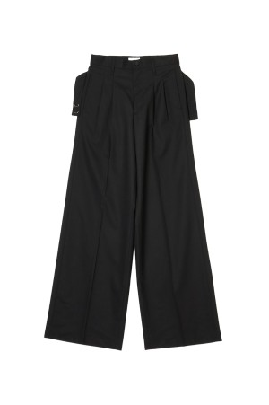 Wide Slacks - Black (CP-26059A)