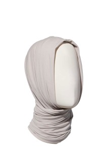 stretch layered hijab - Gray (M266AC12)