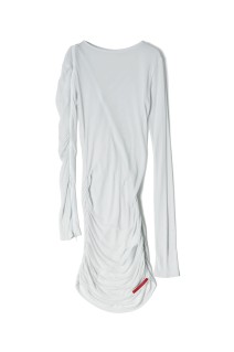 trace zip dress - White (M266DR01)