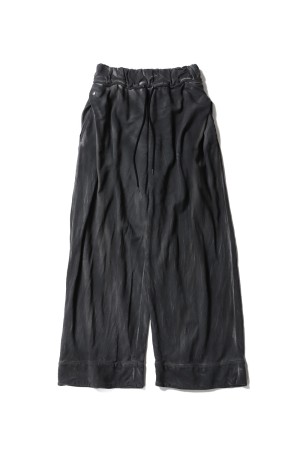 fold-cuff pants - Black (M266PT01)