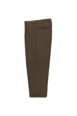 DOUBLE PLEATED TROUSERS / BROWN (26SS-WMP-TR18)