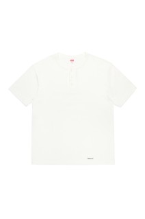 HEALTHKNIT / HENRY NECK T-SHIRT / WHITE (26SS-WMT-HK01)