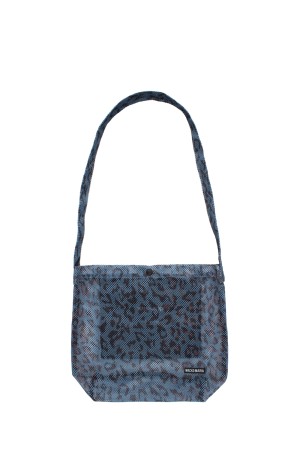 SPEAK EASY / LEOPARD SHOULDER BAG / NAVY (26SS-WMA-BG11)
