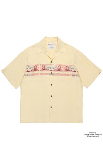 THE PHOENICIAN SCHEME / S/S HAWAIIAN SHIRT ( TYPE-2 ) / YELLOW (TPS-WM-HI02)