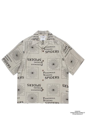 THE PHOENICIAN SCHEME / S/S HAWAIIAN SHIRT ( TYPE-3 ) / GRAY (TPS-WM-HI03)