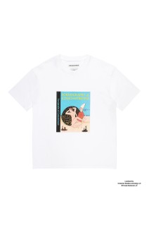 THE PHOENICIAN SCHEME / WASHED HEAVY WEIGHT CREW NECK T-SHIRT ( TYPE-1 ) / WHITE (TPS-WM-WT01)