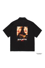 MULHOLLAND DRIVE / S/S HAWAIIAN SHIRT ( TYPE-2 ) / BLACK (MD-WM-HI02)