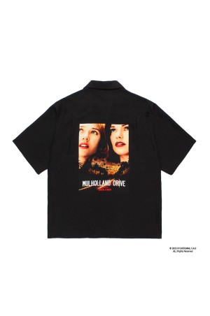 MULHOLLAND DRIVE / S/S HAWAIIAN SHIRT ( TYPE-2 ) / BLACK (MD-WM-HI02)