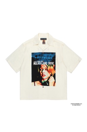 MULHOLLAND DRIVE / S/S HAWAIIAN SHIRT ( TYPE-3 ) / WHITE (MD-WM-HI03)