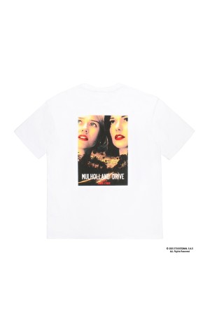 MULHOLLAND DRIVE / WASHED HEAVY WEIGHT CREW NECK T-SHIRT ( TYPE-1 ) / WHITE (MD-WM-WT01)