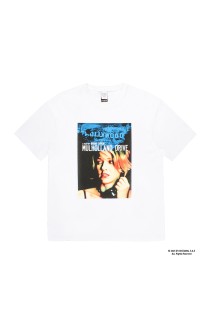 MULHOLLAND DRIVE / WASHED HEAVY WEIGHT CREW NECK T-SHIRT ( TYPE-2 ) / WHITE (MD-WM-WT02)