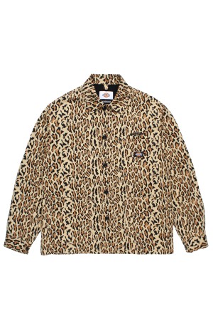 DICKIES / LEOPARD COVERALL / BEIGE (26SS-WMO-DC02)