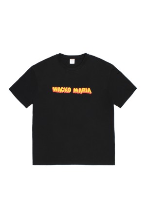WASHED HEAVY WEIGHT CREW NECK T-SHIRT ( TYPE-4 ) / BLACK (26SS-WMT-WT05)
