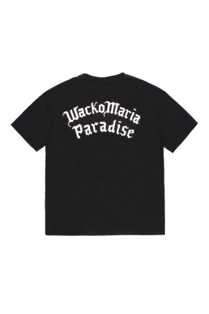 WASHED HEAVY WEIGHT CREW NECK T-SHIRT ( TYPE-2 ) / BLACK (26SS-WMT-WT03)