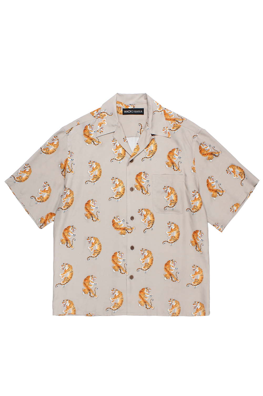TIM LEHI / HAWAIIAN SHIRT S/S ( TYPE-2 ) / GRAY (26SS-WMS-HI04