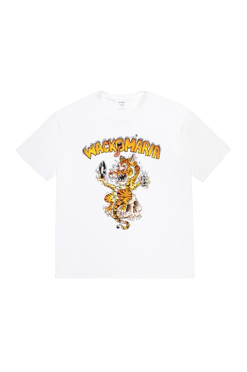 トップス TIM LEHI WASHED HEAVY WEIGHT T-SHIRT TIM LEHI / WASHED HEAVY WEIGHT CREW NECK T-SHIRT / WHITE (26SS-WMT