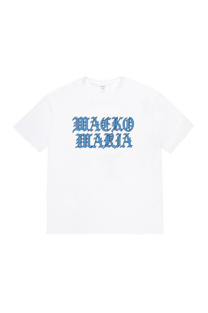 WASHED HEAVY WEIGHT CREW NECK T-SHIRT ( TYPE-12 ) / WHITE (26SS-WMT-WT13)